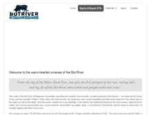 Tablet Screenshot of botriverwines.com